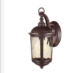 Mystic bronze outdoor sconce